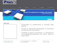 Tablet Screenshot of priusgroup.it